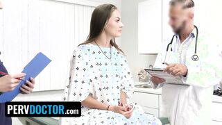 PervDoctor - Doctor Fucks Hot Busty Patient JC Wilds And Nurse With Big Natural Tits Electra Rayne