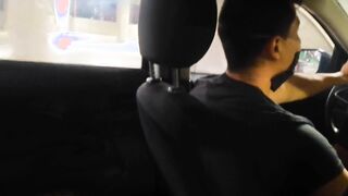 Stranger Surprises me Masturbating in the Car in the Public Parking Lot of the Mall