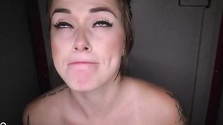 Debra Finish BLOWJOB BBC, 14 Cumshots Gloryhole - Glory Foxxx