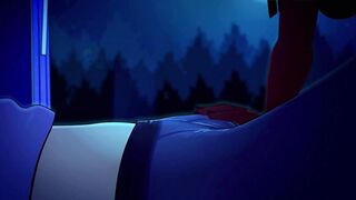 Horny Witch fucks a Teen Guy - Cartoon Sexy Animated Porn