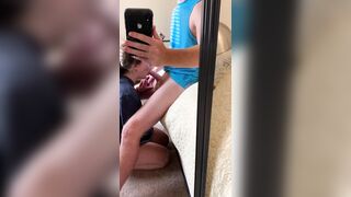 College girl kept SUCKING while I came