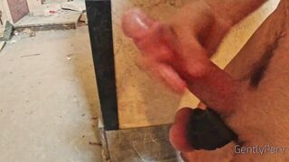 URBEX ADVENTURE. A sexy slut jerks me off in an abandoned church