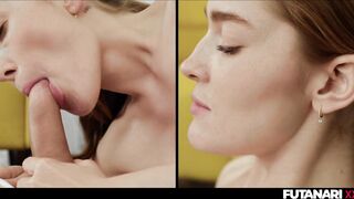Real Life Futa with Jia Lissa - Redhead shemale fuck her step sis