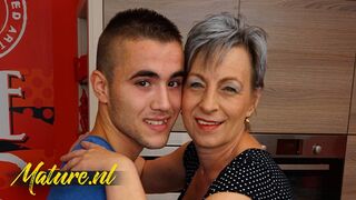 Step Son Always Knows How to Make His Step-Grandma Happy!
