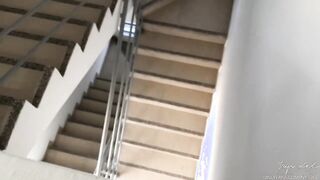 CREAMPIE- Big ass girl secretly gives her best friend's boyfriend a delicious BLOWJOB, they almost g