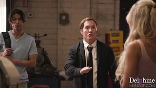 Hot Milf Fucks Co-Worker On His Last Day - Katie Morgan