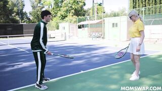 Mona Azar, Kenzie Taylor - Serving Balls