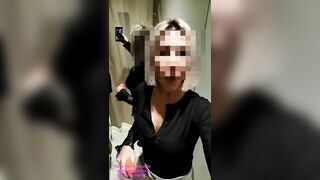 MILF gets fucked by a young stranger in a fitting room